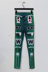 Walter Van BeirendonCK Skeleton Bicycle Riding Tight Pants AW22-23 7005 Green